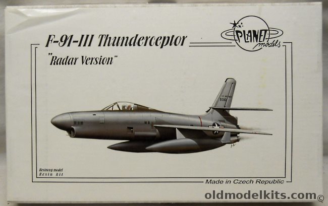 Planet Models 1/72 F-91 III Thunderceptor Radar Version (XF-91B), 143 plastic model kit